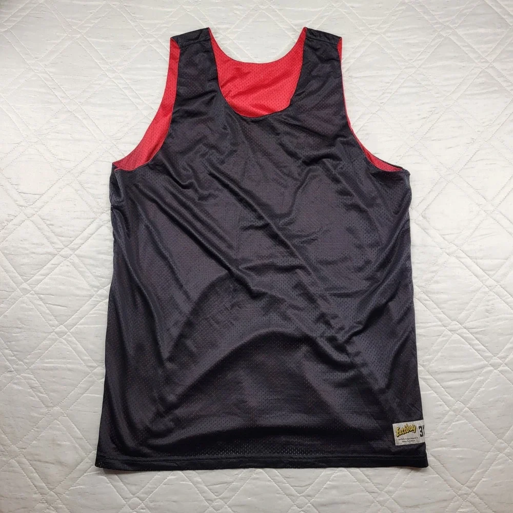 Eastbay red or black reversible Vintage Tank Top size 3XL
